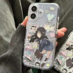 Creativity Twinkle Cute Anime Girl Phone Case - Funny Back Cover - iPhone 12 Mini (A)