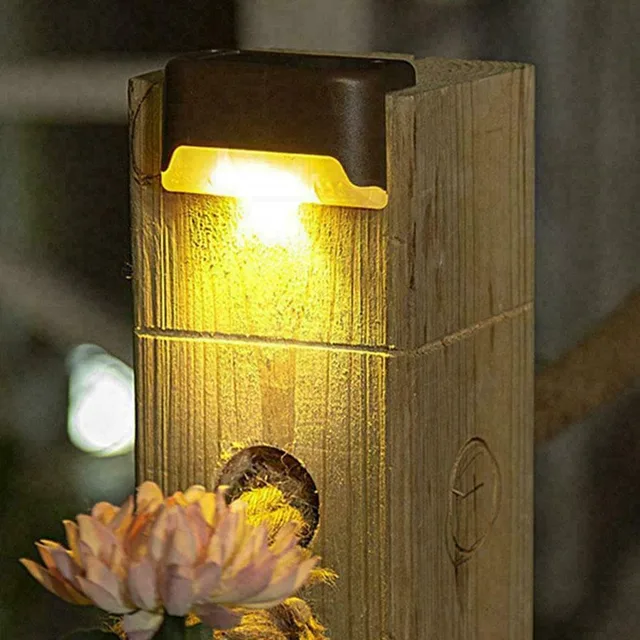 Warm White Solar LED Step Lights 5