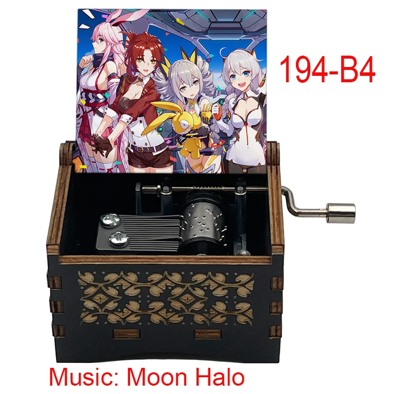 Game Honkai Impact 3 hand Music Box Anime Moon Halo music Toy For Kid Gift students birthday gift