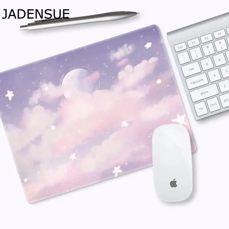 

Kawaii Mouse Pad Cute Tropical Rainforest Style for Gaming Laptop Computer Desk Mat Wrist Rests Mat Office Desk Set Accessories