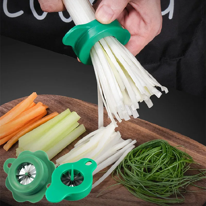 Small Kitchen Onion Slicer Portable Veggie Pepper Cutter