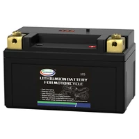 Batterie de moto au lithium pour RL UTV, YTZ10S, veFePO4, 12V, 6Ah, 420CCA, BMS intégré, Motoneige, Jet Ski, Sports de puissance, 10S 1