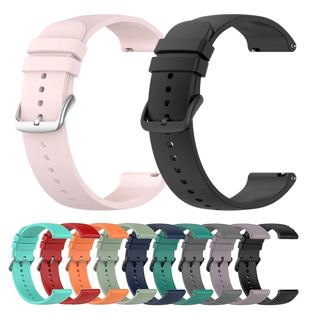 Silicone Sport Watch Band - 20mm/22mm, Versatile and Durable Strap