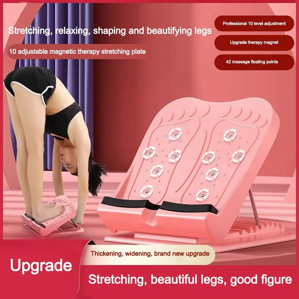 Adjustable Straight Leg Incline Board Leg Shaping Stretching Calf Massage Magnet Stretching Board Foldable Diagonal Board
