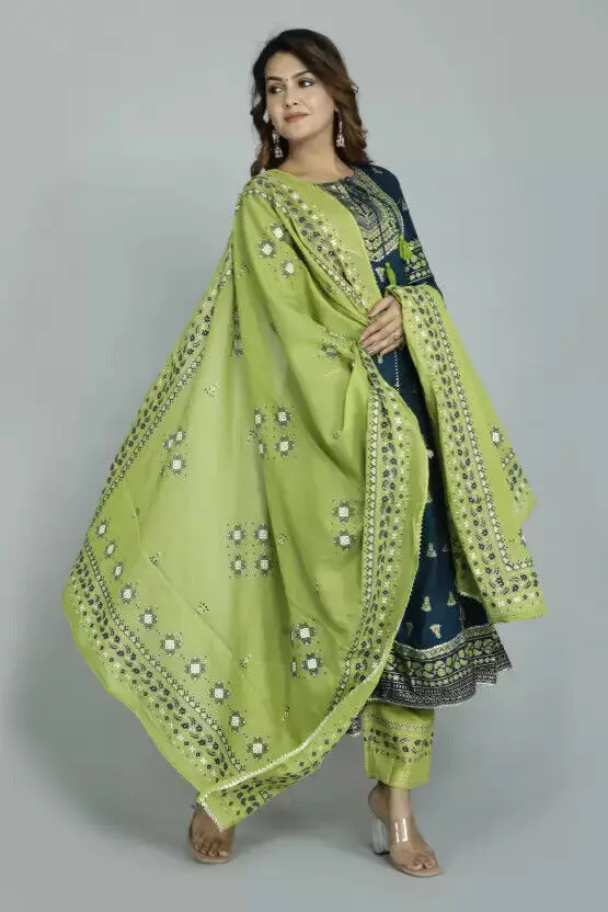 Women Kurti Set Indian Salwar Kameez Suit Dress Party Wear Designer