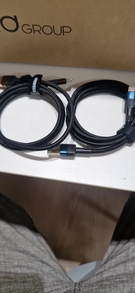 Essager Fast Charging For iPhone Usb Cable 11 12 13 Pro Max Mini Xs Xr X SE 8 7 6 Plus 6s 5 5s 2.4A Wire For iPhone Charger Cord photo review