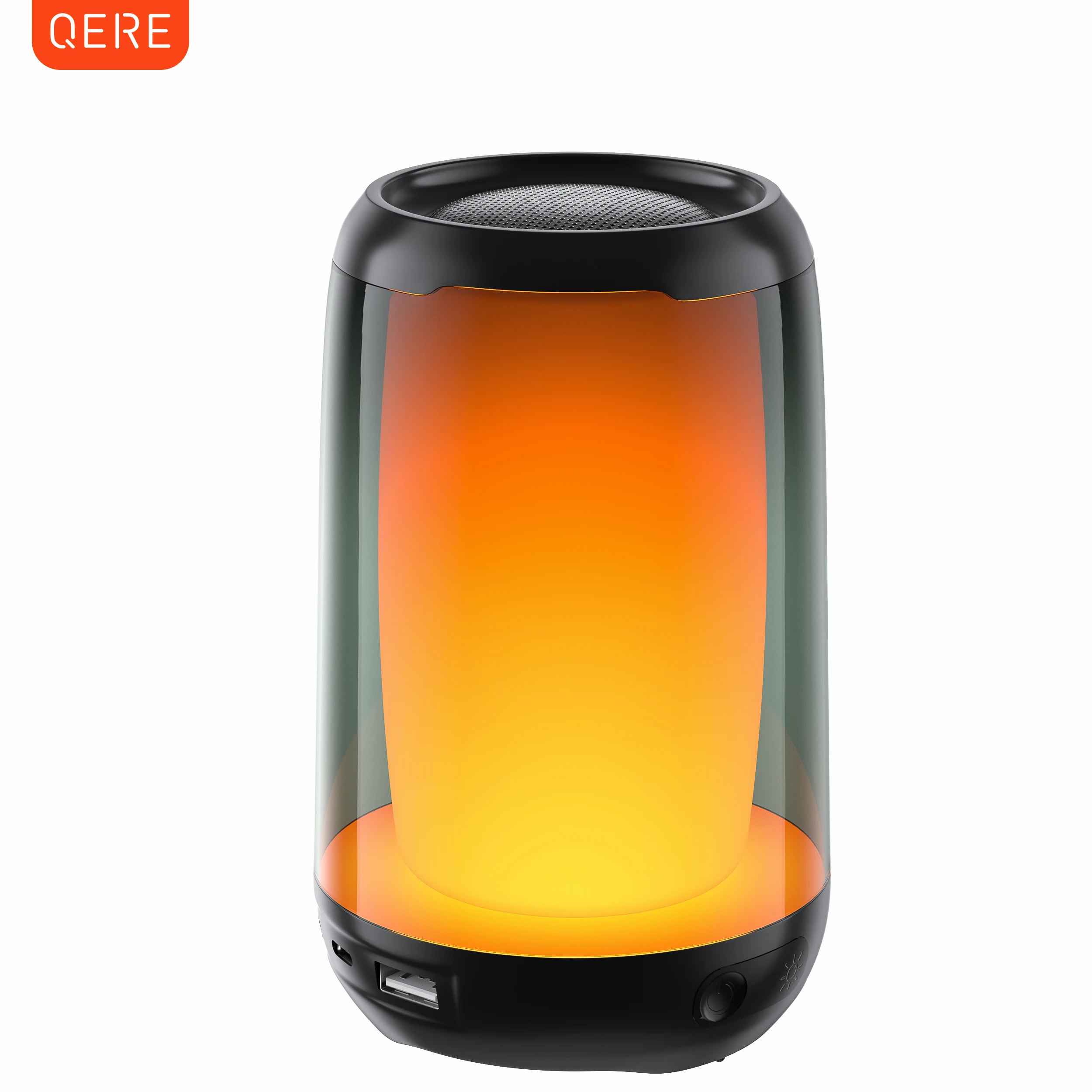 Qere-alto-falante Bluetooth com Alta Resolução Áudio w Hi-fi sem Fio Portátil Ipx5 Impermeável ao ar Livre Vários Modos de Conexão