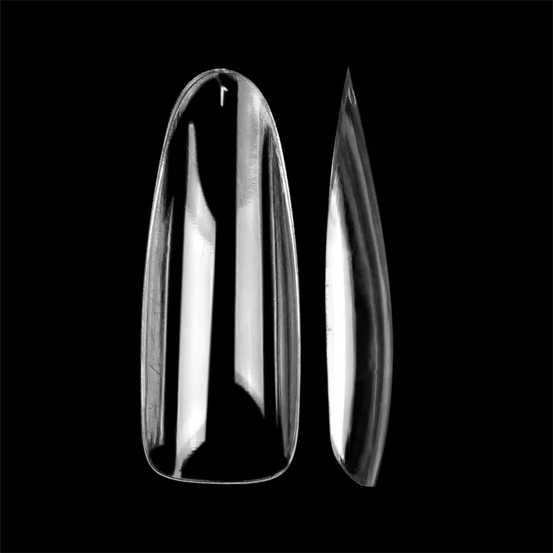 

240pcs XL Long Oval Gel False Nail Tips Soak Off Material Flexible Style Salon Manicure Transparent Nail Art Extension Tip