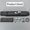 ULGKSD Full Faucet Set System LED Bathroom Showers Panel Hot&Cold Shower Column Rainfall And Waterfall Faucet Bathroom Mixer Tap 6