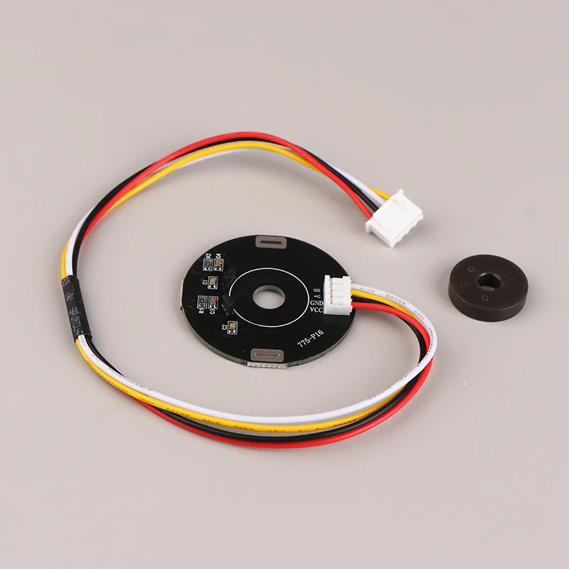 1pc 775-P16 Double Hall Magnet Encoder Code Plate Magnetic Induction Rotation Speed Direction Sensor Use To 775 DC Gear Motor