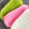 3 Pairs Yoga Socks for Women Cotton Simple Solid Mid Calf Sports Socks Pilates Socks Dance Fitness Training Cushion Yoga Socks 4