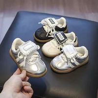 Boys And Girls Canvas Shoes Children's School Performance Shoes Fashion Children Biscuit Bottom Breathable Kids Shoes 1