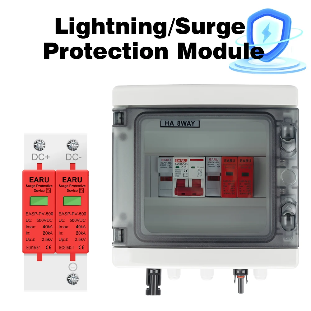 Solar Panel Combiner Box With Fuses Photovoltaic PV Combiner Box With ...