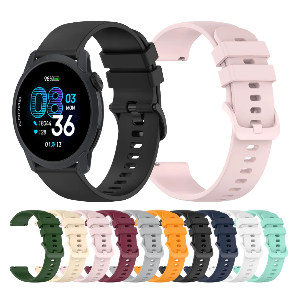 Versatile Silicone Watch Band - 20mm/22mm Adjustable Strap