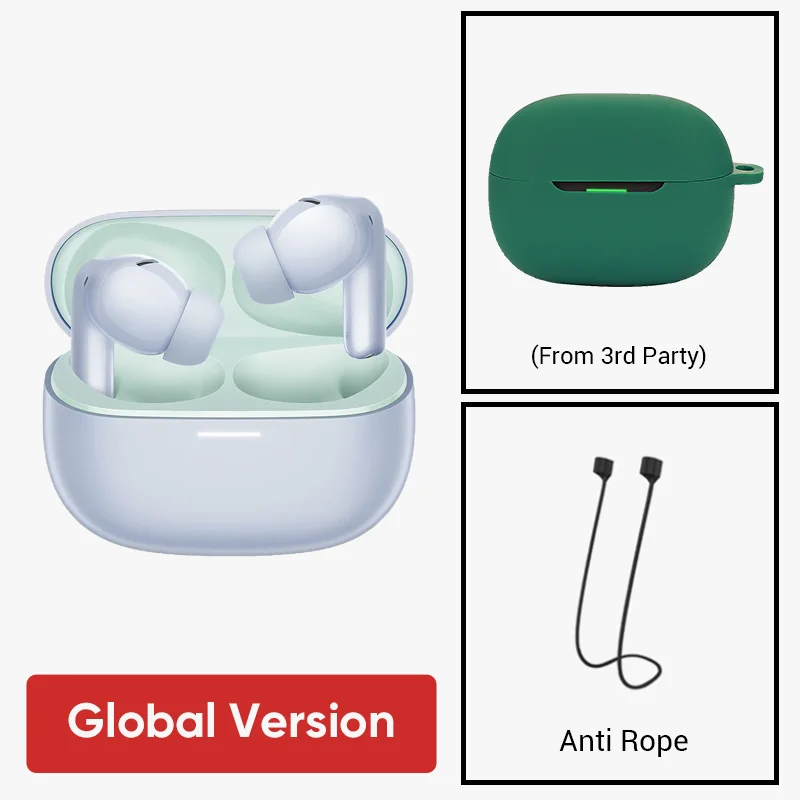 thumbnail image 1 of Versión global Xiaomi Redmi Buds 5 Pro TWS Bluetooth 5.3 52dB Cancelación de ruido Auriculares inalámbricos Hi-Res Hi-Fi LDAC, 1 of 5