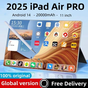 2026 Latest Global First Tablet Pad Android 15 Snapdragon8 Gen3 11 inch Soft Light Screen iPad Air PRO WiFi GPS WPS 5G PC 1