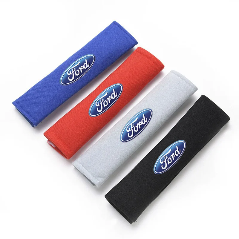 Seat Belt Covers Seat Belt Protection Seat Belt Protector Car Seat Belt Accessory 2Pcs Car Seat Belt Cover Adjustable Plush Car Safety Belt Cover for Ford focus MK5 Fiesta ESCORT EcoSport Ranger Fusion Mondeo