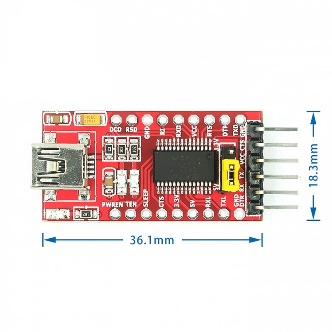 รูปสินค้า โมดูลแปลง USB เป็น TTL สำหรับ Arduino