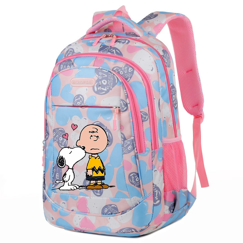 Snoopy Women School Bag Backpack Boys Girls Bookbag Bag Student Teenager Child Knapsack Schoolbag Rucksack Birthday Gift 6