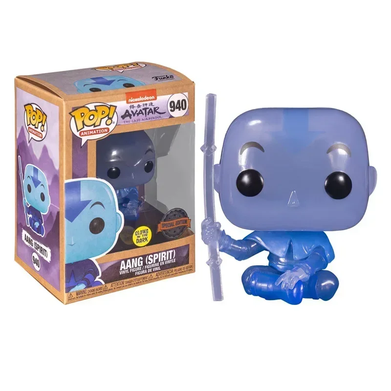 thumbnail image 5 of Figura de acción de colección Funko Pop Animation AANG Avatar State 1000# AANG(Spirit) 940# Glows Edición especial Modelo Colección Juguetes, 5 of 5