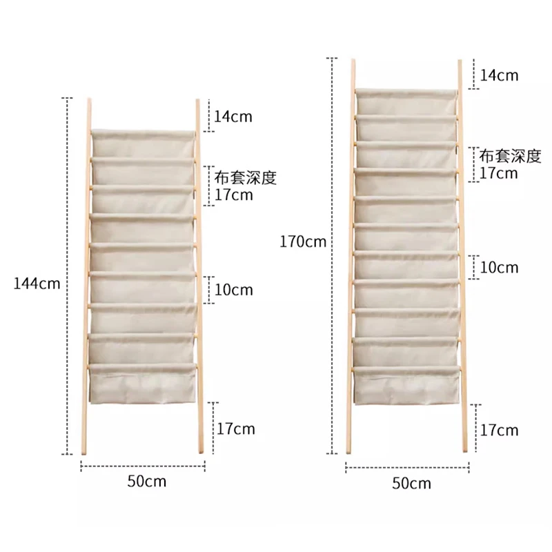 Trendy Magazine Rack Floor Standing Wall-Mounted Book Display Ins Style Wooden Newspaper Organizer Furniture Estanter&iacute;as FYMR