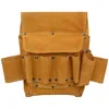 Electrician's Belt Bag Tool Storage Satchel Cowhide Thickened Wear-resistant Pure Cowhide Toolkit Mechanic Dedicated 4