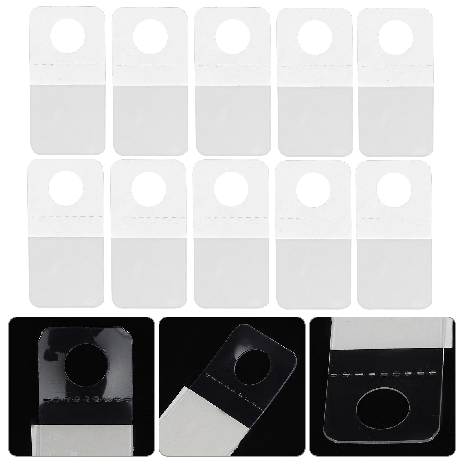 

Hanging Sticker Hooks Self Adhesive Hooks Clear Display Hanging Tabs Portable Clear Display Hooks Hanging Tabs Home