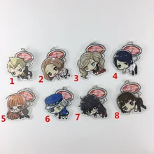 

Game Persona5 P5 Anime Arcylic Keychain Key Ring Race Straps Cosplay