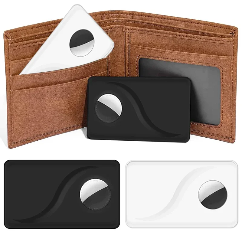 For Apple AirTags Case Wallet Tracker Card Protection for Airtag Tracker Case Anti-Lost Wallet Clip Air Tag Accessories key finder anti lost tracker anti lose tracker item locator anti lost locator key chain locator
