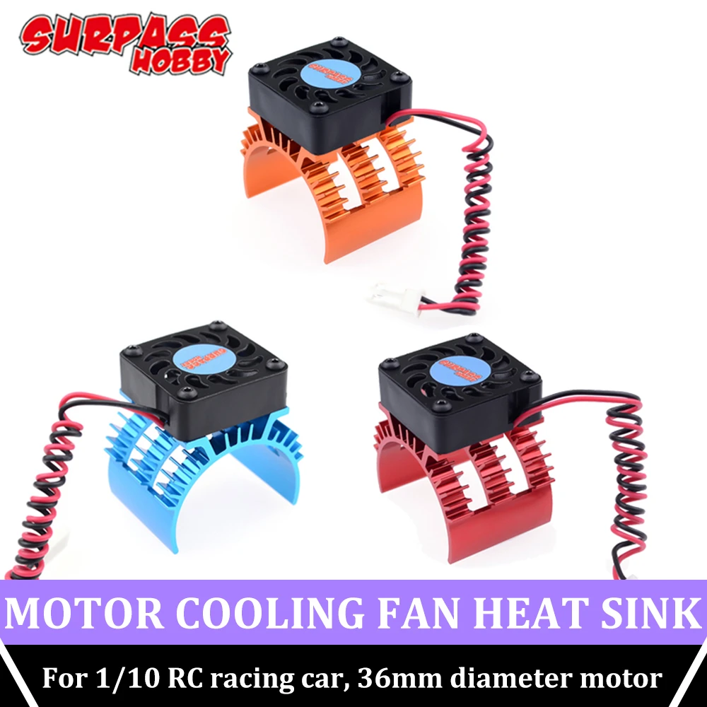 SURPASS HOBBY Motor Cooling Fan Heat Sink Brushless Motor Heatsink 540