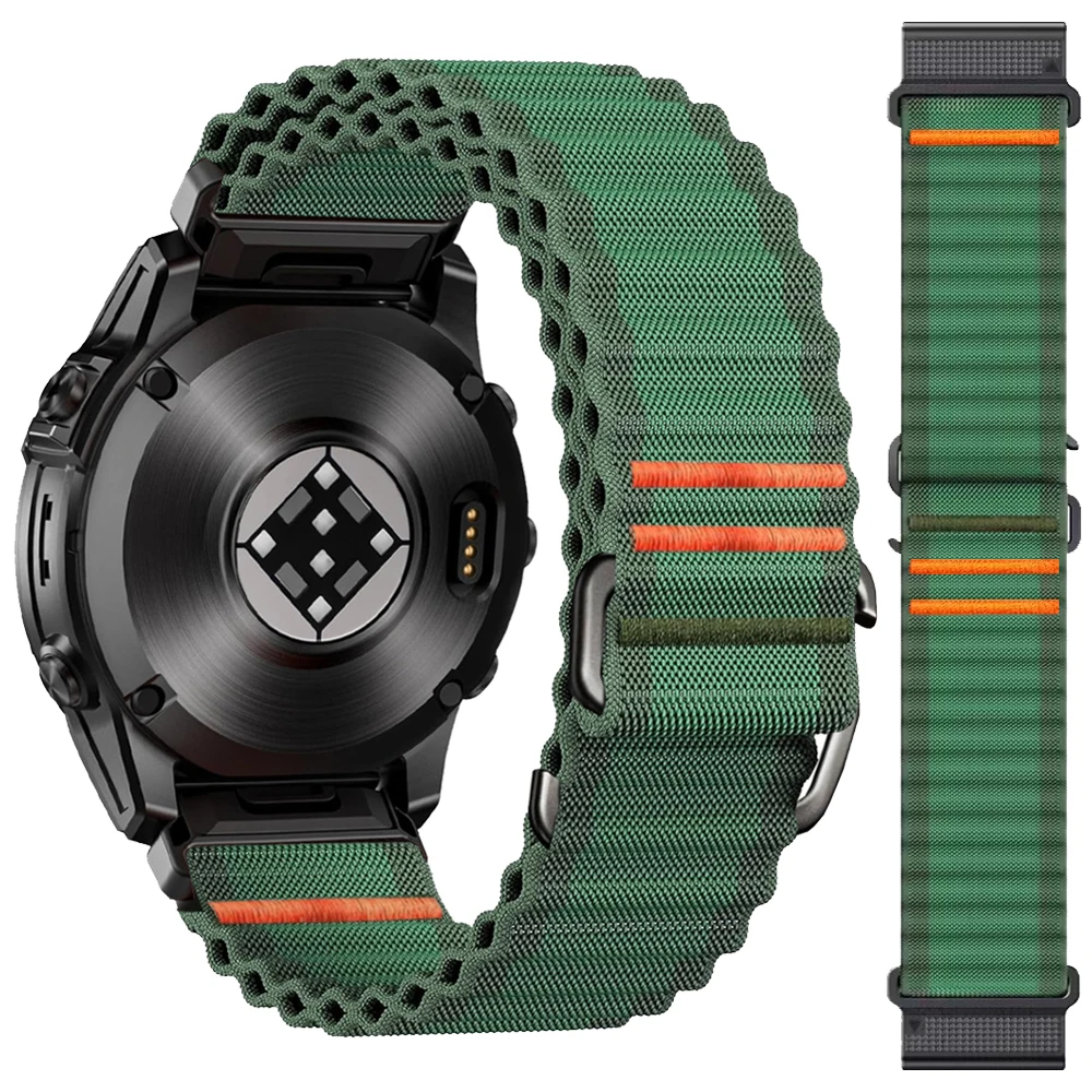Nylon QuickFit Sports Woven Bracelet - 26mm & 22mm Strap