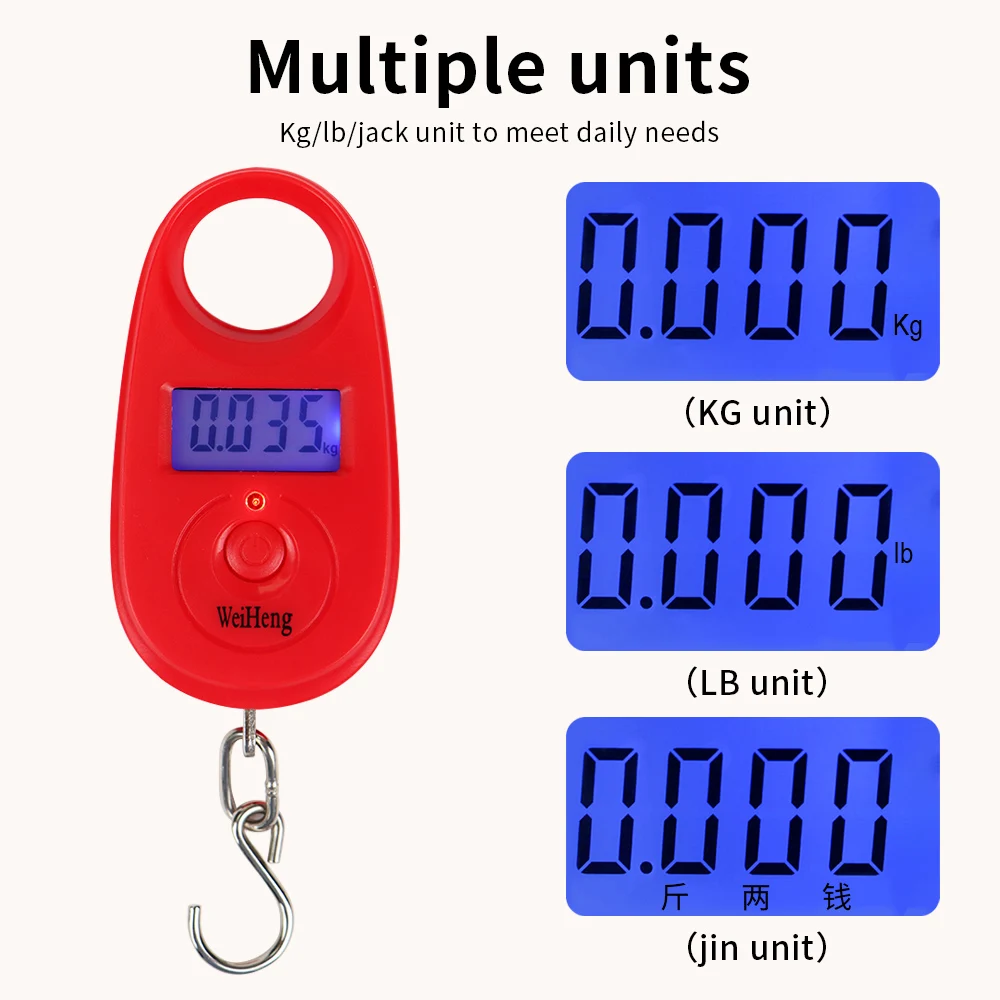 Electronic Mini Digital Fishing 25Kg Scale for Travel Shopping Home