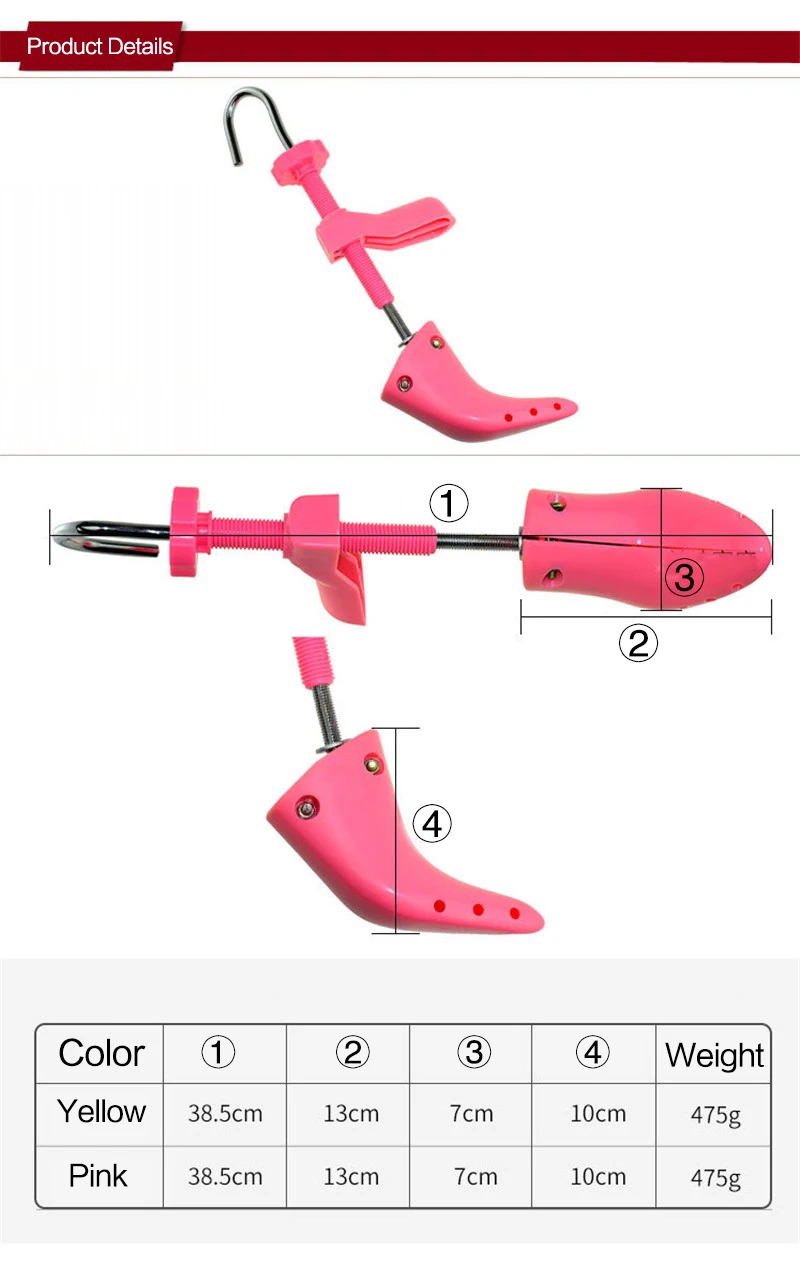 Hochwertige 1-teilige Schuhspanner, verstellbare Form für Damenschuhe, Baumformer, Expander, professionelle Schuhspanner für High Heels – Detail 1
