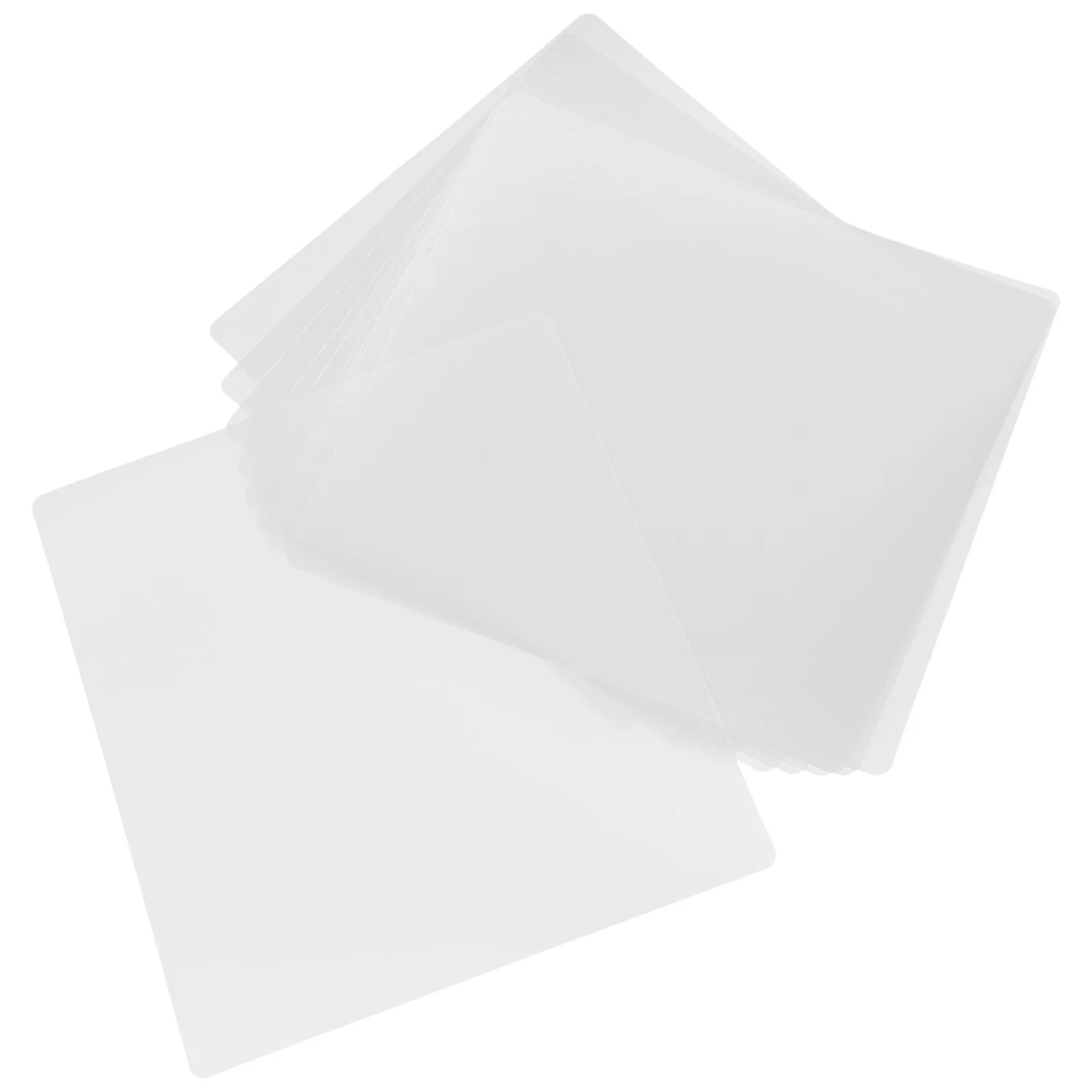 12Pcs 3D 인쇄 펜용 투명 PVC 드로잉 매트 트레이싱 패드 크리 에이 티브 아트 공예 DIY 프로젝트 휴대용 튼튼한 클리어 3D