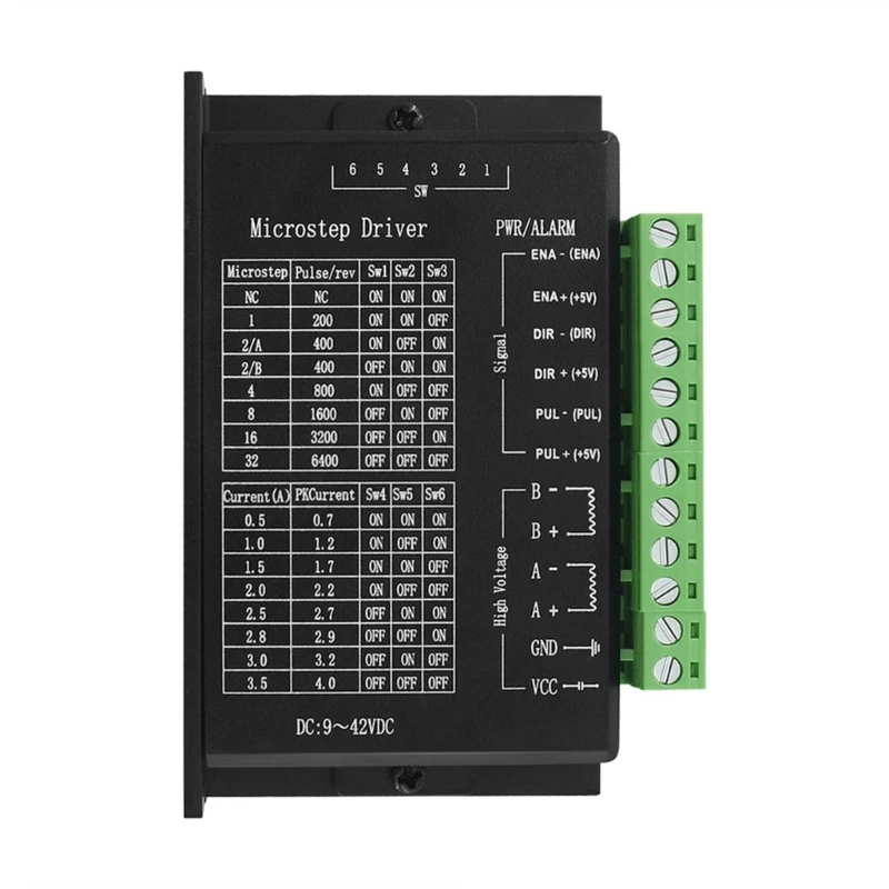 DC9V-42V 0.5-4.0A TB6600 2상 스테퍼 모터 드라이버 42/57 스테핑 모터 594A