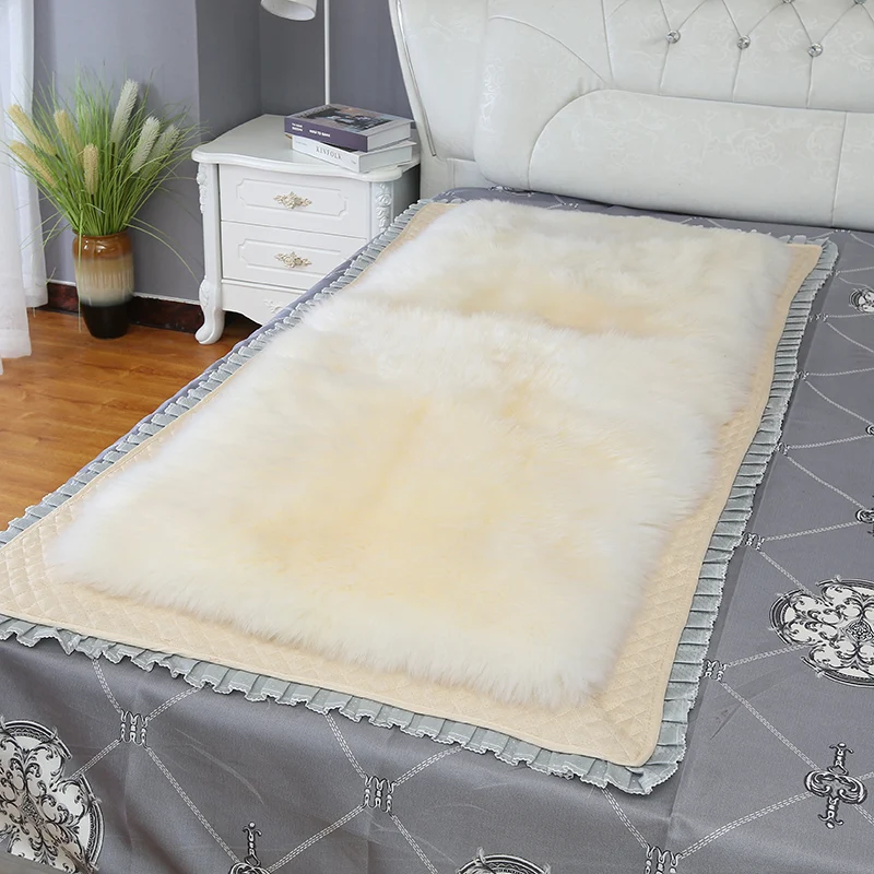 Leather mattress whole sheepskin mattress thick multi-color optional warm Wool padding