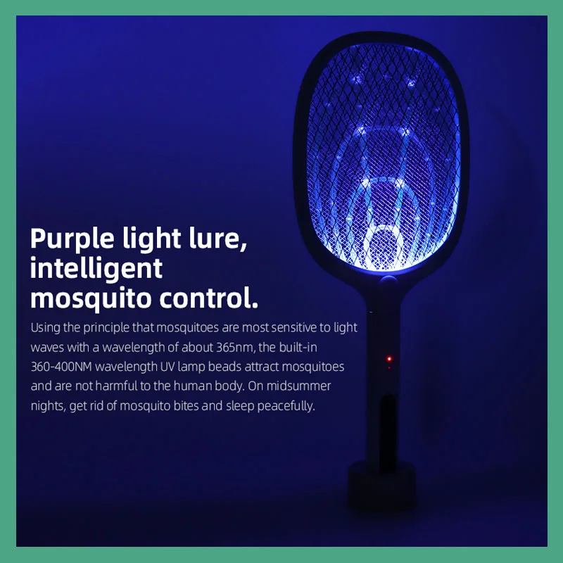 2 In 1 Fly Zapper Mosquito Racket