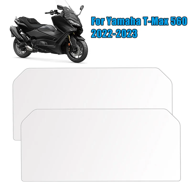 Motorcycle Instrument Dashboard Cluster Screen Protector Film Cover TPU Clear For Yamaha TMAX T-Max 560 2Pcs/Set motorcycle screen protector