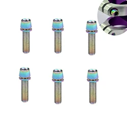 Alloy Steel Bolts for Bicycle Stem Enhancement - 6 - Pack (Multicolor)