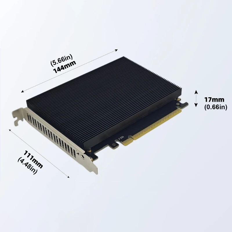 4슬롯 M.2 스토리지 확장 PCIe 확장 카드(안전 활동 표시기 포함)