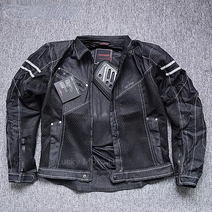 Motorcycle Jacket JK006 Breathable Denim Mesh Racing Motorcycle Jacket