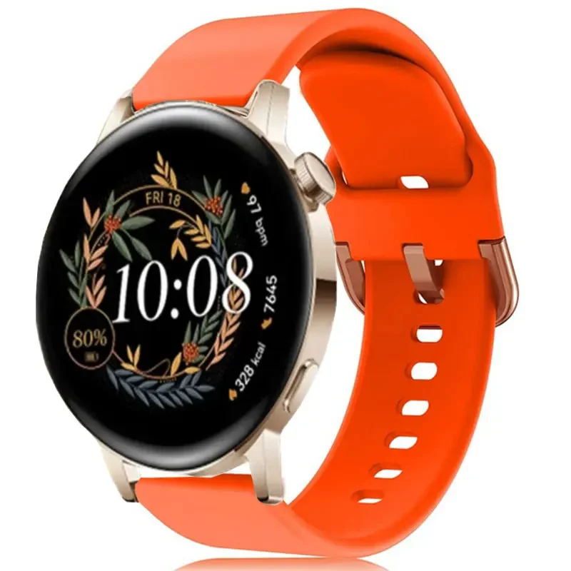 20mm Silicone Watch Strap - Universal Fit, Sporty Design