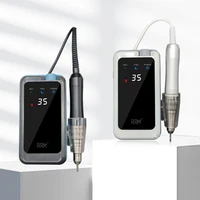 35000RPM Electric Nail Drill Pedicure Machine Micro Motor Set Portable Rechargeable High-End Polishing Tools Brushless 2