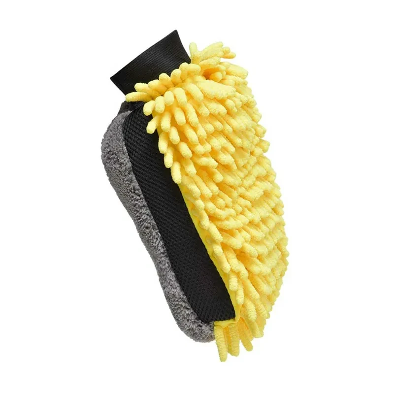 Car Wash Glove Coral Mitt Soft Anti-scratch for Car Wash Multifunction Thick Cleaning Glove Wax Detailing Brush