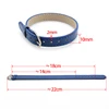 Colorful 10pcs 10mm Wide Copy Leather Wristband 10mm x 210mm PU Bracelet fit 10mm Slide Letter Charms 4
