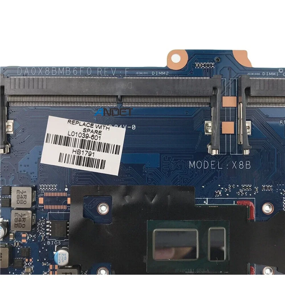ProBook 430 G5 440 G5 For HP Laptop Motherboard With 3865U 4405U Core i3 i5 i7 CPU L01039-601 L01075-601 DA0X8BMB6F0 DA0X8BMB6G0