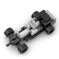 MOC Electronics Drift Chassis Double Motors Rear Wheel Drive Technical Cars RC Motorized STEAM Building Blocks Educational Toys 3