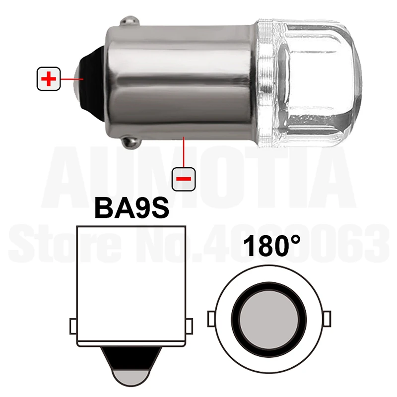 500x BA9S T4W LED ڵ  T2W T3W ׸ ڵ LED ȣ  2 LED 2835 SMD DC12V 12913 12910 12929 DC 12V 24V