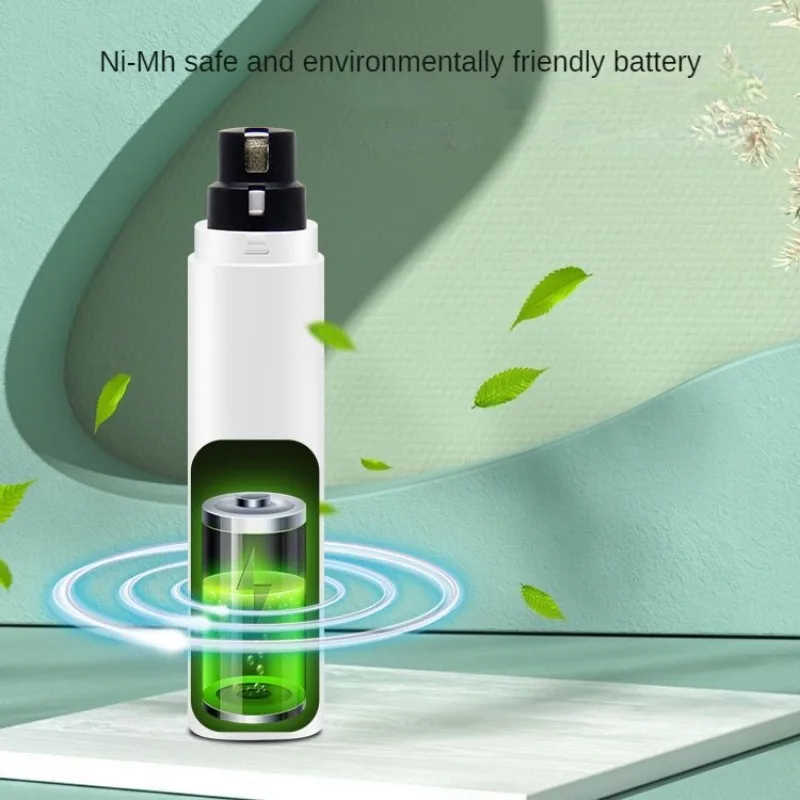 Electric Dog Nail Clippers Grinders Rechargeable USB LED Light Pet