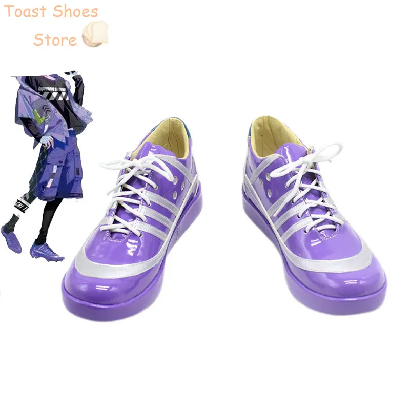 

Kenmochi Toya Cosplay Shoes Youtuber Vtuber Cosplay Boots Halloween Carnival Prop PU Leather Shoes Costume Prop